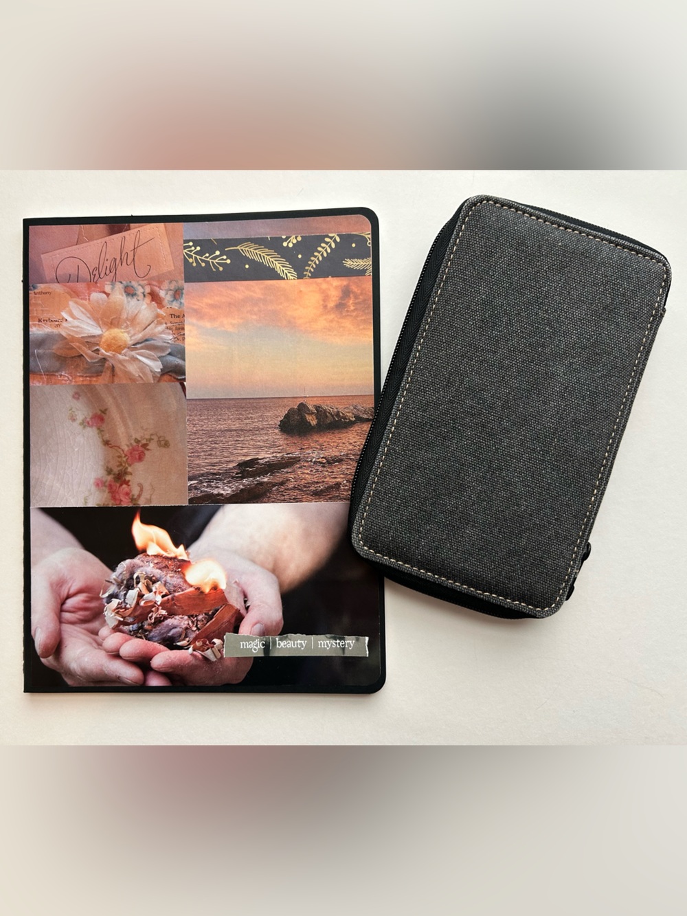 Moleskine Magic Beauty Mystery Journal Kit with Global Art Black Denim Case
